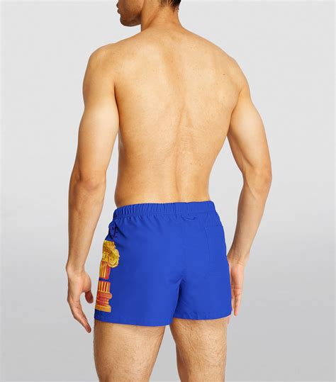 Versace Medusa Swim Shorts Blue Men's 